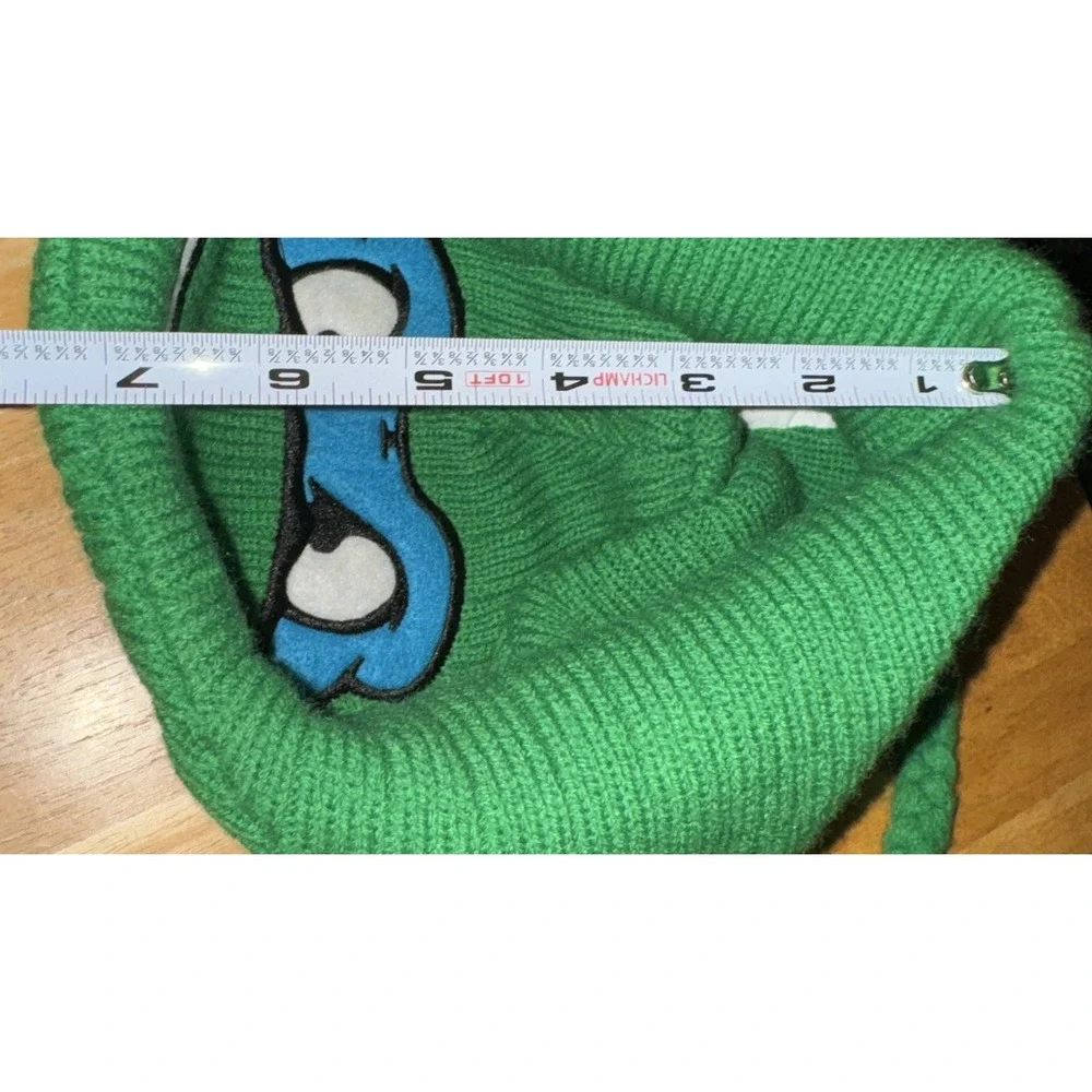 Nickelodeon TMNT Teenage Mutant Ninja Turtles Hat Tassels Reversible OSFM 2012